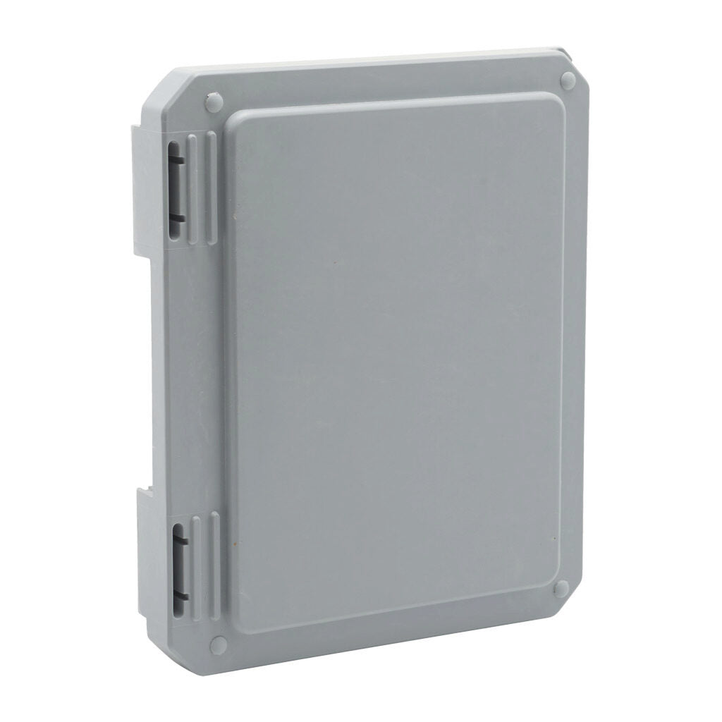 AttaBox opaque door, fiberglass reinforced polyester, Pantone 428 C glacier gray. For use with 8 x 6in (HxW) Freedom series enclosures.-FR806CVR