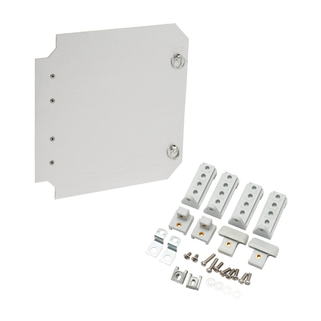 AttaBox swing panel kit, deadfront, 3003-H14 aluminum. For use with FR80804xxx, FRCC80804Hxx and FRW80804HPL Freedom series enclosures.-FR80804SPK