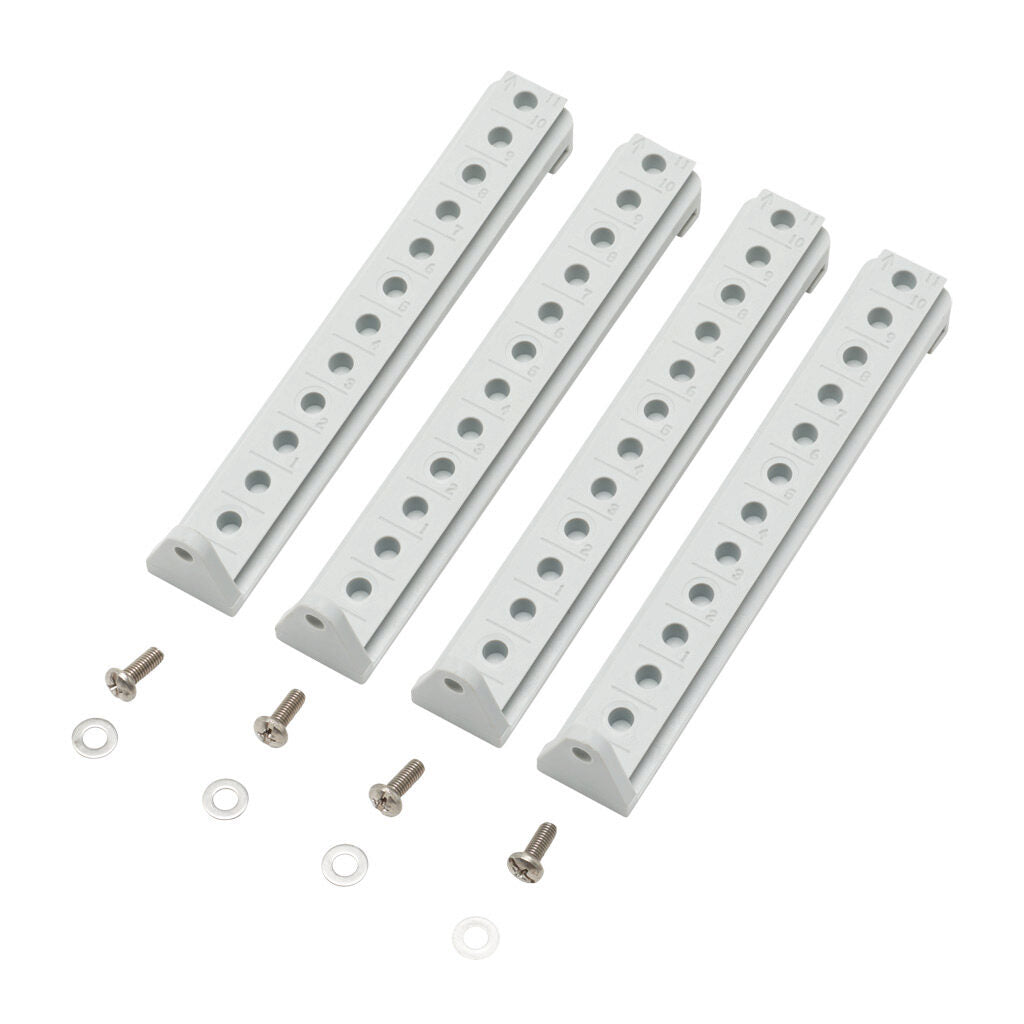 AttaBox Freedom series corner post, package of 4. For use with 14 x 12 x 8in and 16 x 14 x 8in Freedom series enclosures. Mounting screws included.-FR8POST