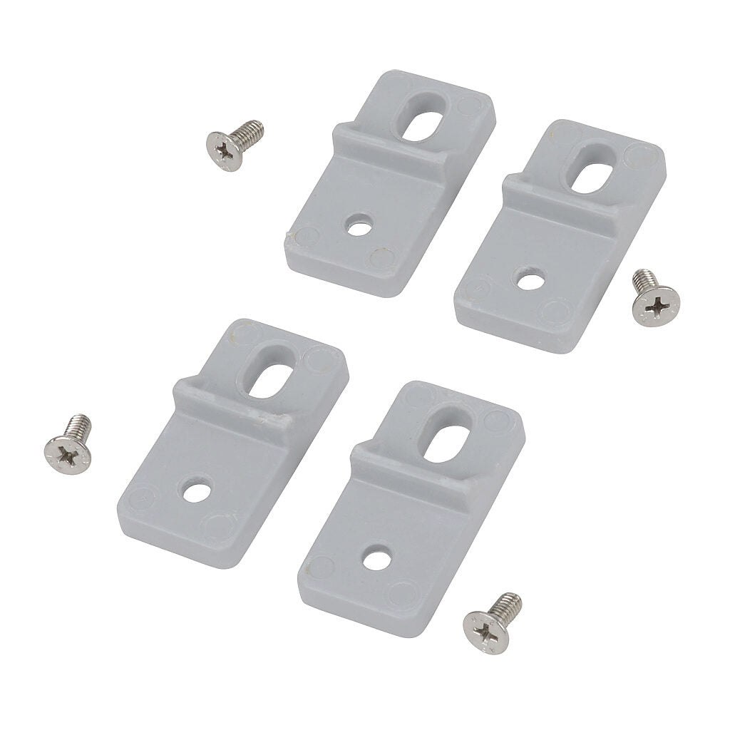 AttaBox mounting feet kit, fiberglass-reinforced plastic (FRP). For use with Freedom series FRP enclosures. Includes (4) mounting feet and mounting hardware.-FRMGFTKIT