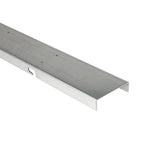 Quadritalia OK series subpanel filler plate, 2000mm, galvanized steel.-FUP208