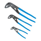 CHANNELLOCK GRIPLOCK pliers set, tongue and groove, 3 pieces.-GLS-3