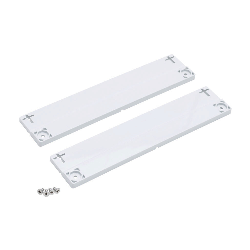 AttaBox mounting flanges, replacement, polycarbonate. For use with 16in wide Heartland series enclosures. Includes (2) mounting flanges and mounting hardware.-MFK16