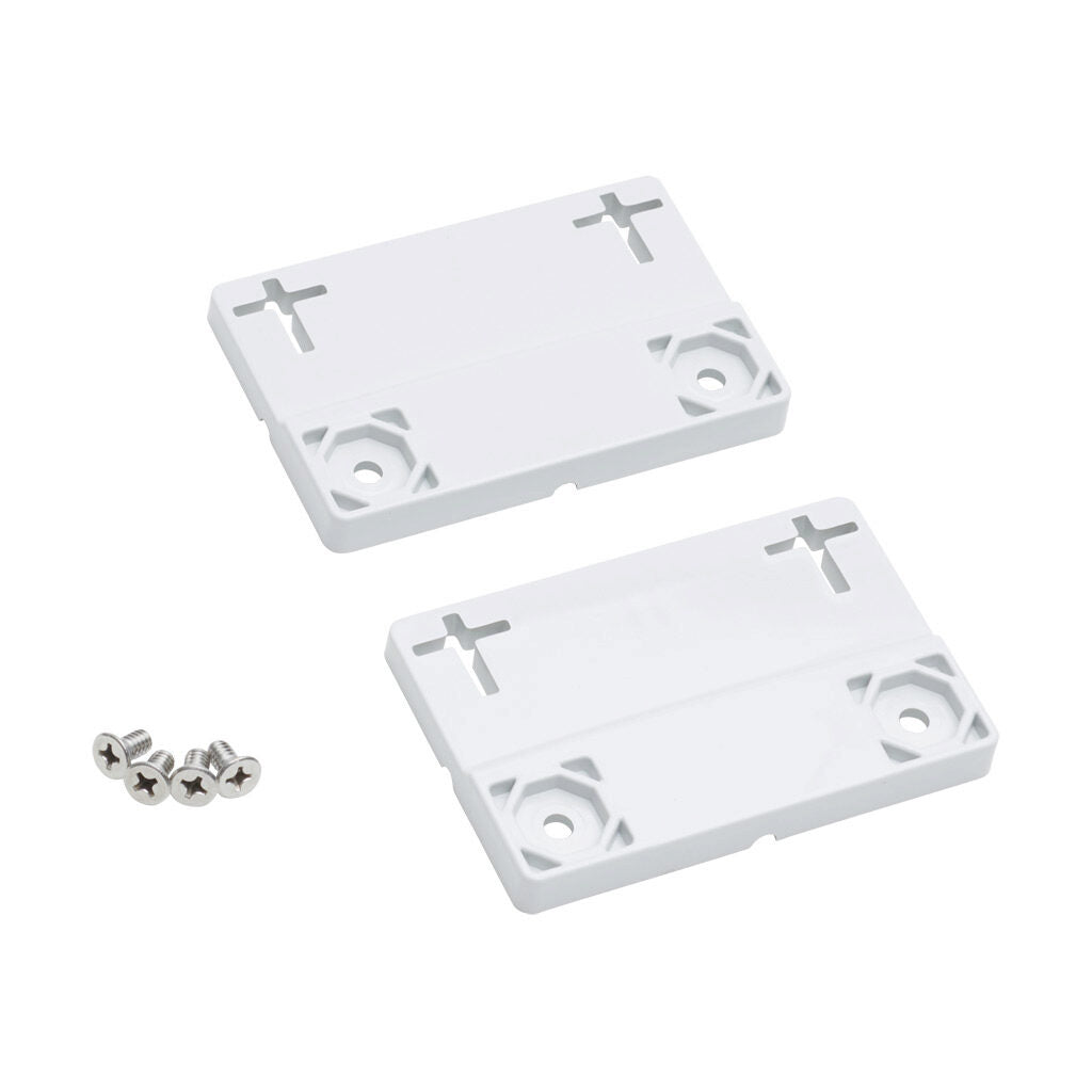 AttaBox mounting flanges, replacement, polycarbonate. For use with 6in wide Heartland series enclosures. Includes (2) mounting flanges and mounting hardware.-MFK6