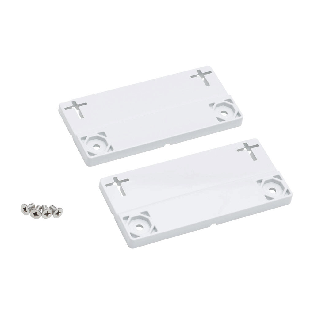 AttaBox mounting flanges, replacement, polycarbonate. For use with 8in wide Heartland series enclosures. Includes (2) mounting flanges and mounting hardware.-MFK8