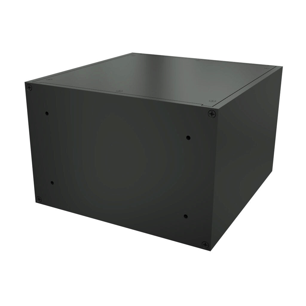 8in X 8in Rack Enclosure: 5 x 8 x 8in, desktop mount, aluminum (PN# RM3U0808SBK ...