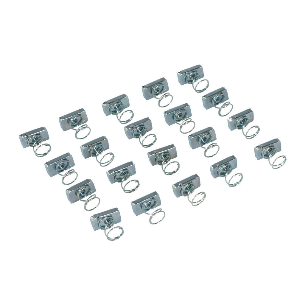 Saginaw channel nut, #10-32 UNF. Package of 20.-SCE-PS1032CN