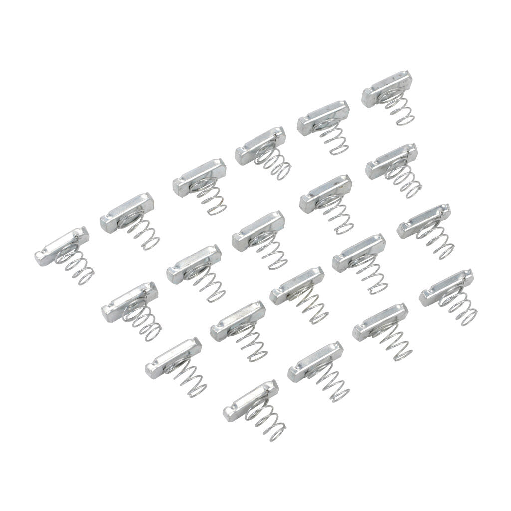 Saginaw channel nut, 1/4-20 UNC. Package of 20.-SCE-PS1420CN