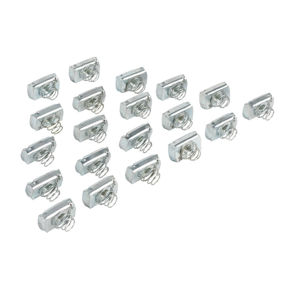 Saginaw channel nut, 3/8-16 UNC. Package of 20.-SCE-PS3816CN