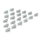 Saginaw channel nut, 3/8-16 UNC. Package of 20.-SCE-PS3816CN