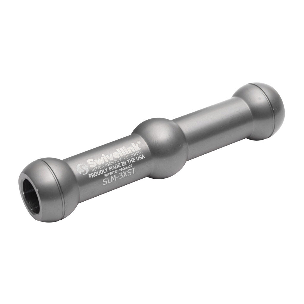 Swivellink XS series metric tee link, 75mm length.-SLM-3XST