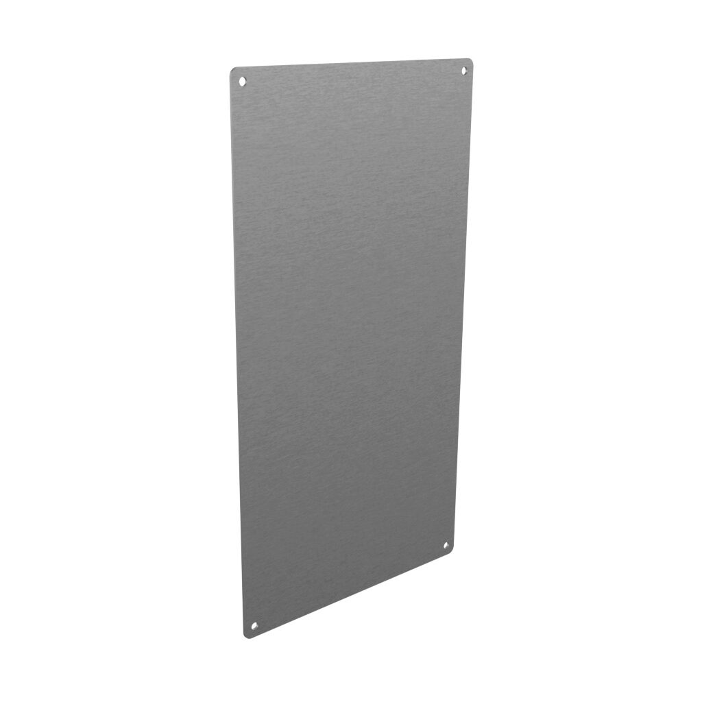 AttaBox subpanel, side mount, 3003-H14 aluminum. For use with AH181610xxx and AHF181610x Heartland series enclosures.-SP18