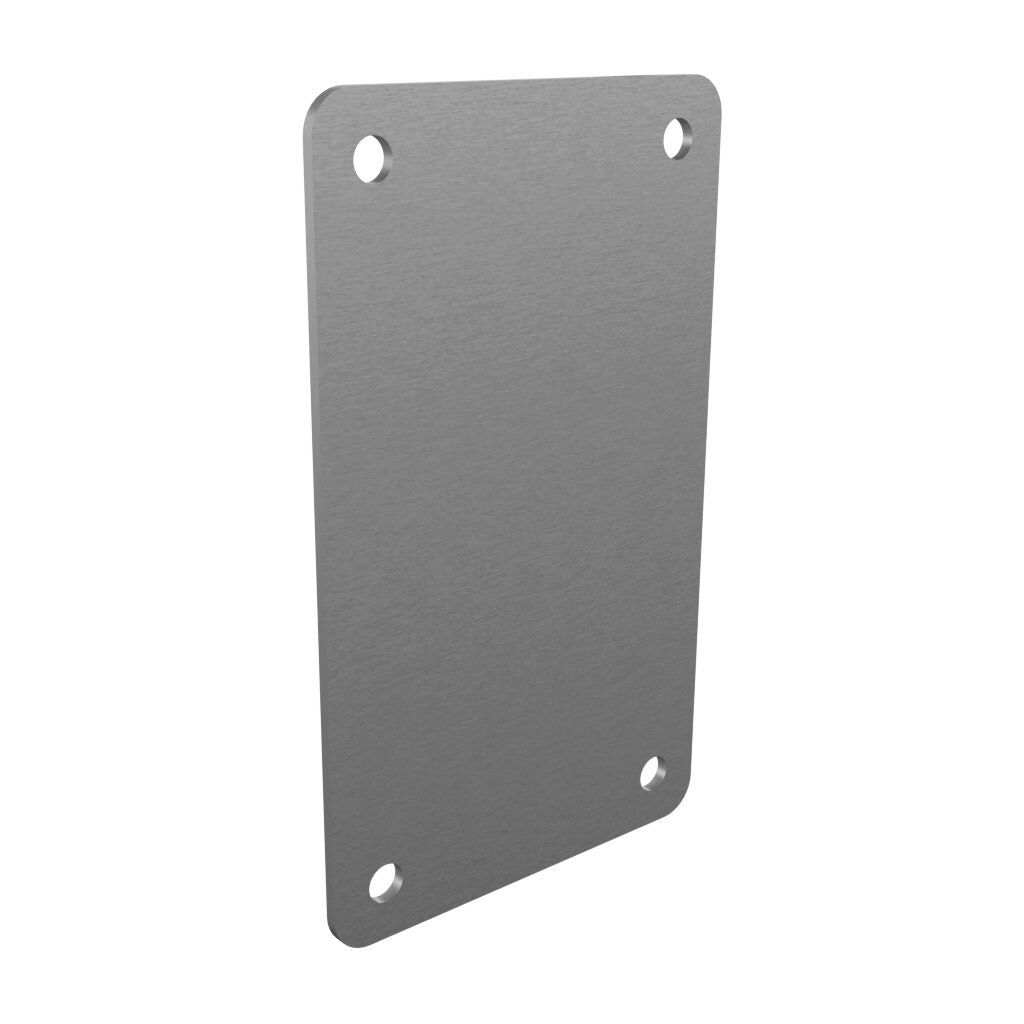 AttaBox subpanel, side mount, 3003-H14 aluminum. For use with AH664xxx and AHF664x Heartland series enclosures.-SP6