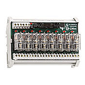 8 CHANNEL RELAY MODULE W/LEDS 24VDC 20PIN.-ZL-CM08RL24