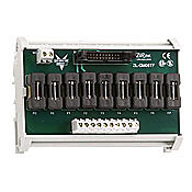 8 PT. I/O FUSED CONNECTOR MODULE 20 PIN.-ZL-CM08TF