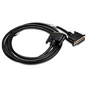 STD 25 PIN DSUB SHIELDED CABLE 2M BLACK.-ZL-DB25-CBL