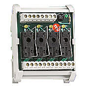 ZIPLINK RELAY SOCKET FOUR CHANNEL 24VDC.-ZL-RS4-24