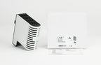 Stego enclosure heater, 30W heating capacity, touch-safe PTC resistor heating element, 120-240 VAC/VDC operating voltage, 50/60 Hz, 35mm DIN rail or panel mount.-06402.0-00