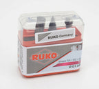 RUKO rotary burr set, 3 pieces.-116001US
