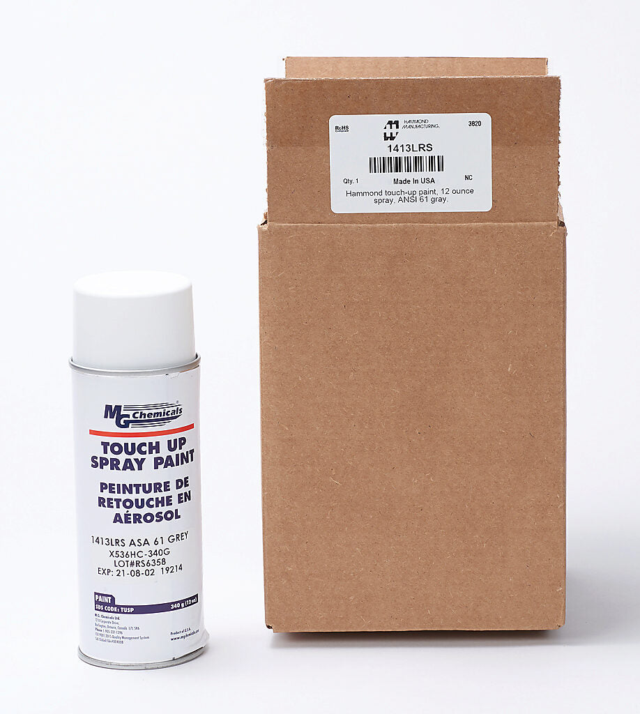 Hammond touch-up paint, 12 ounce spray, ANSI 61 gray.-1413LRS