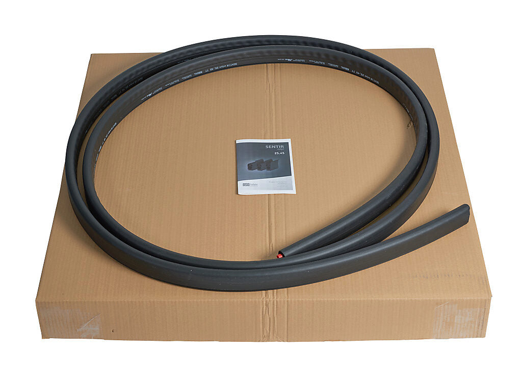 ASO Safety Solutions safety contact edge, 25 x 45mm, 20ft length. Purchase required end caps separately.-1502-2115