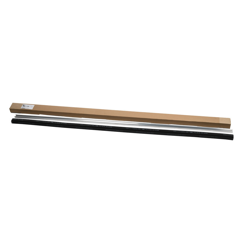 ASO Safety Solutions safety contact edge, 25 x 30mm, 5ft length. Single sided sealing lip and aluminum mounting rail included. Purchase required end caps separately.-1502-6221