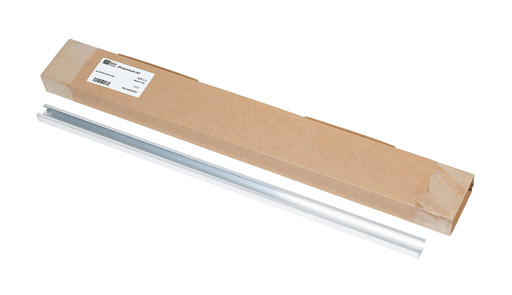 ASO Safety Solutions contact edge mounting rail, aluminum, 2ft length. For use with safety contact edges.-2002-0231