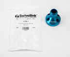 Swivellink Standard series imperial ball base, round.-AFSB-1