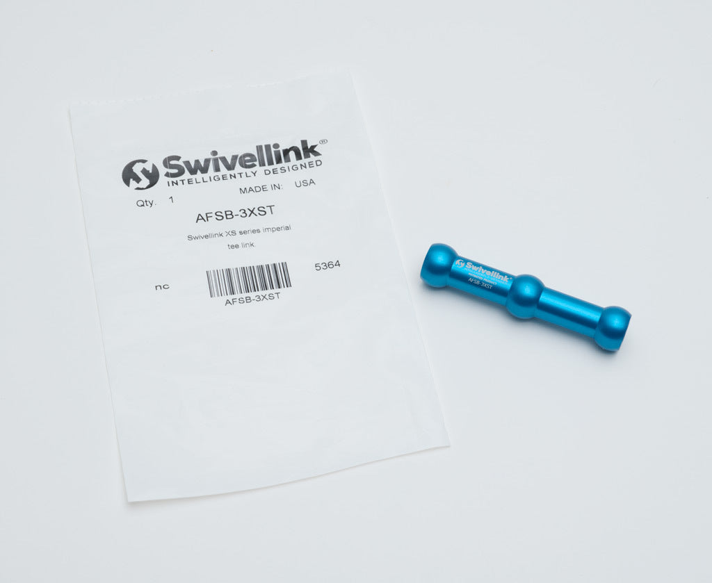 Swivellink XS series imperial tee link, 3in length.-AFSB-3XST