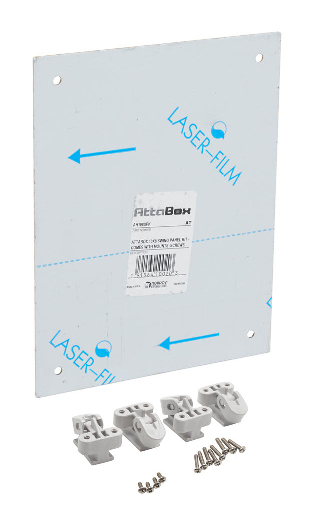 AttaBox swing panel kit, 3003-H14 aluminum. For use with AHx1084xxx and AHx1086xxx Heartland series enclosures.-AH108SPK