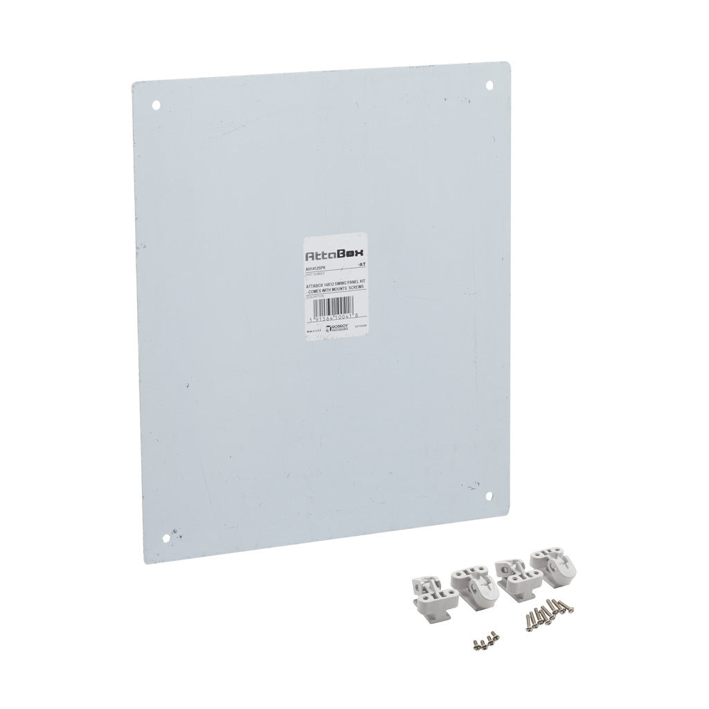 AttaBox swing panel kit, 3003-H14 aluminum. For use with AHxx14126xxx Heartland series enclosures.-AH1412SPK