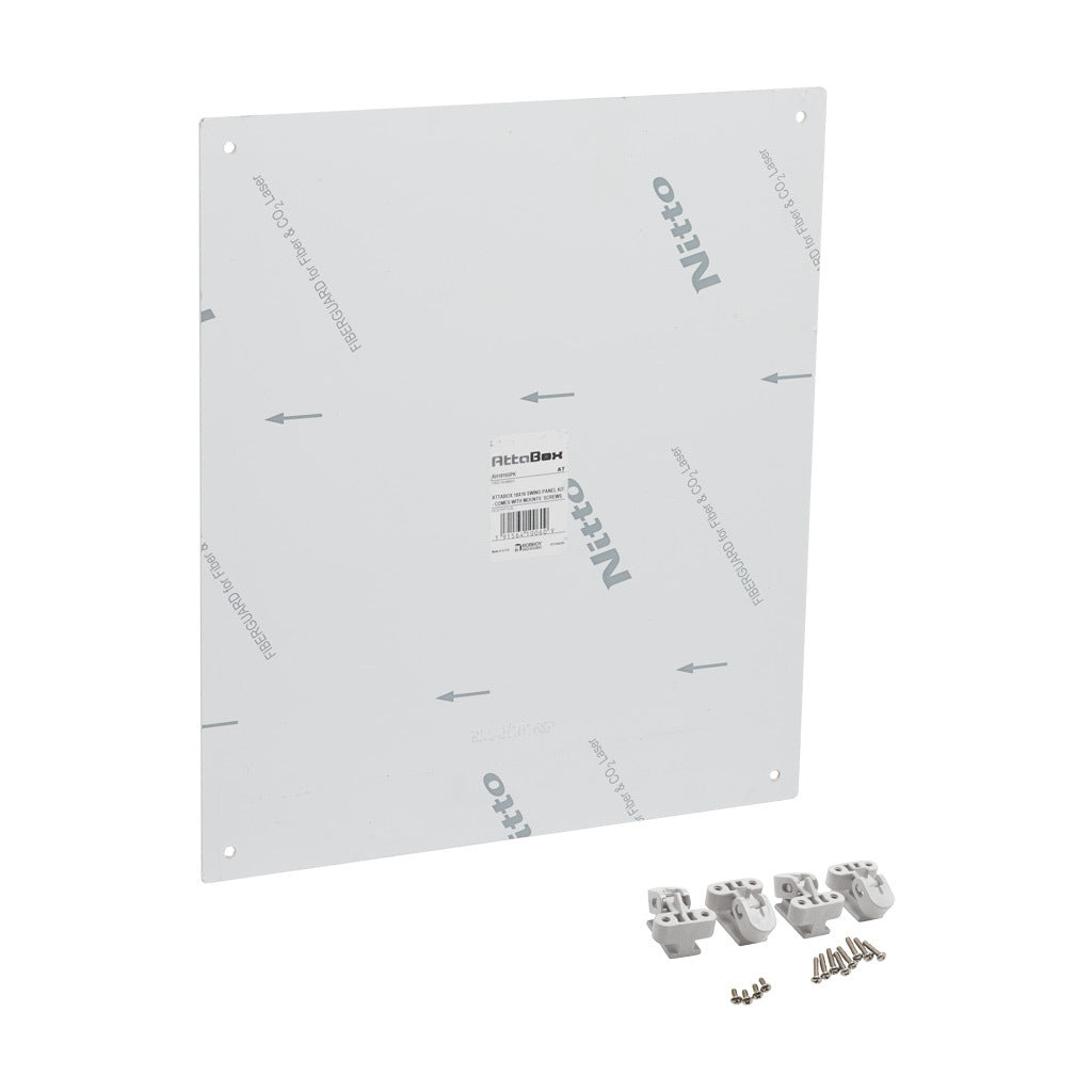 AttaBox swing panel kit, 3003-H14 aluminum. For use with AH18164xxx and AHxx181610xxx Heartland series enclosures.-AH1816SPK