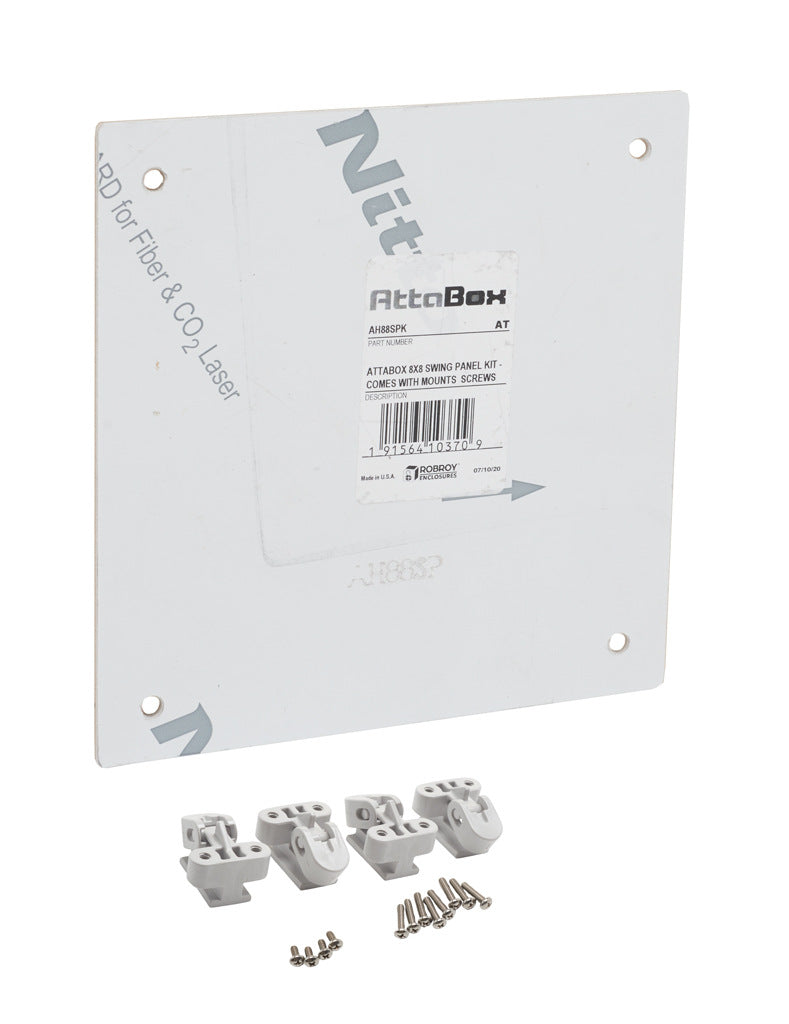 AttaBox swing panel kit, 3003-H14 aluminum. For use with AH884xxx Heartland series enclosures.-AH88SPK