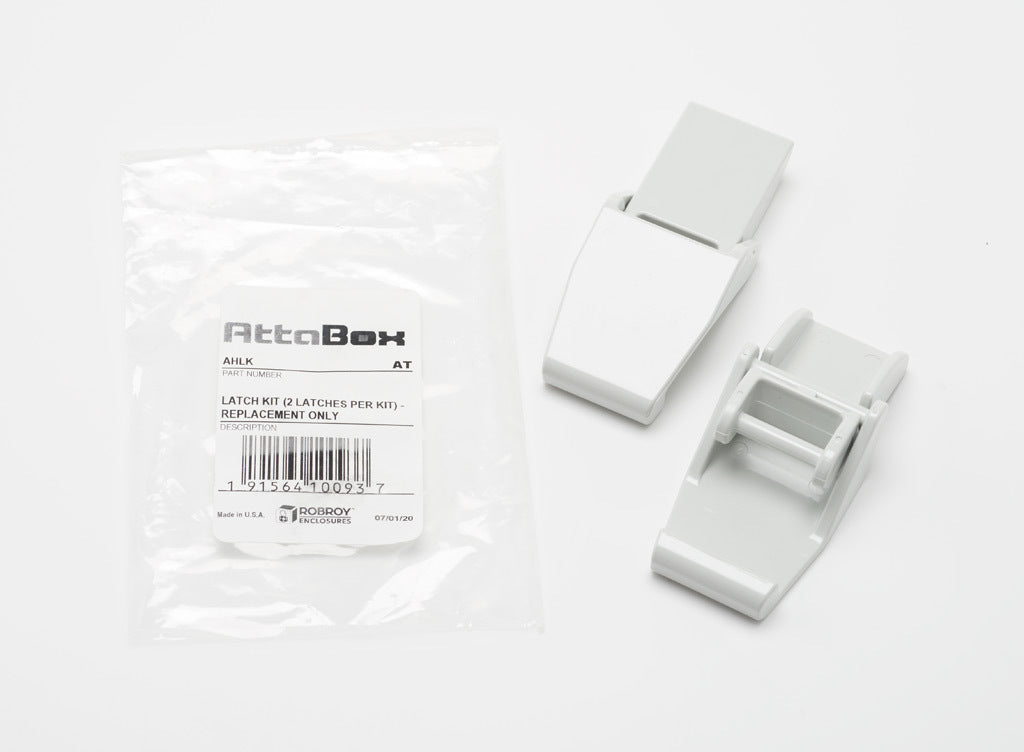 AttaBox enclosure latch, replacement, quick-release, polycarbonate. Package of 2. For use with Heartland series enclosures.-AHLK