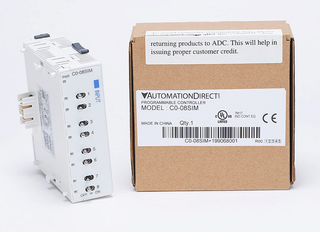CLICK simulator input module, 8-point.-C0-08SIM