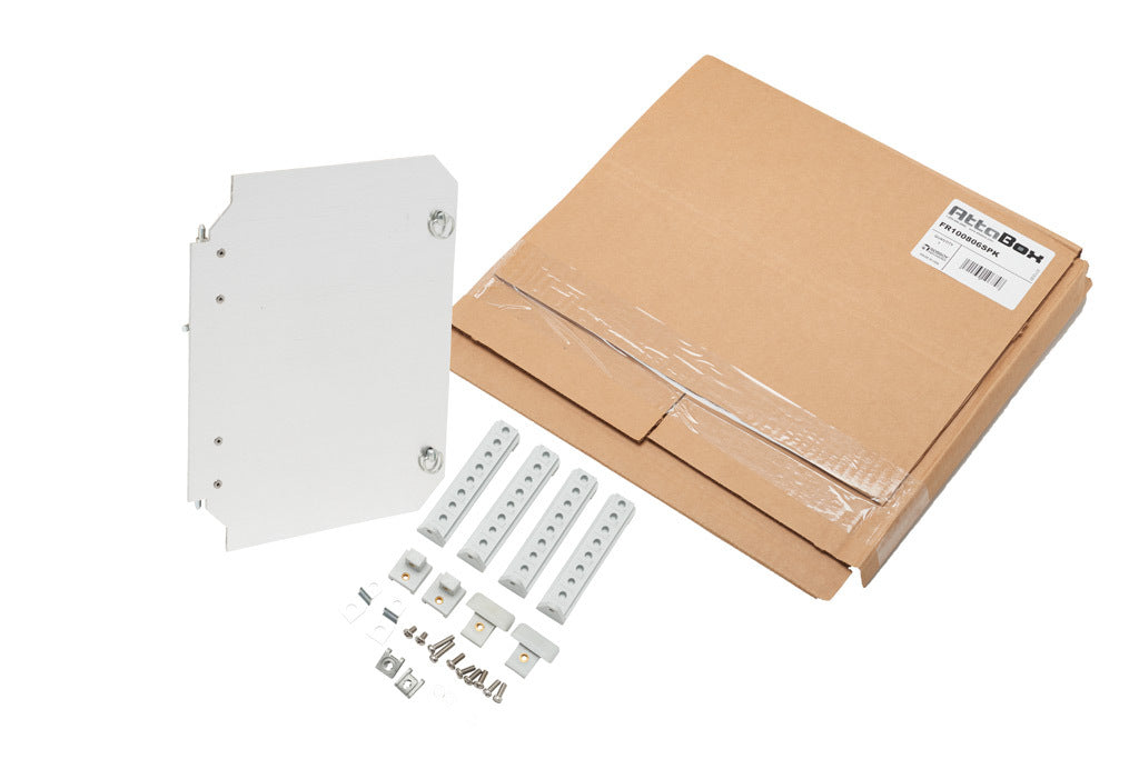 AttaBox swing panel kit, deadfront, 3003-H14 aluminum. For use with FR100806xxx, FRCC100806Hxx and FRW100806HxL Freedom series enclosures.-FR100806SPK