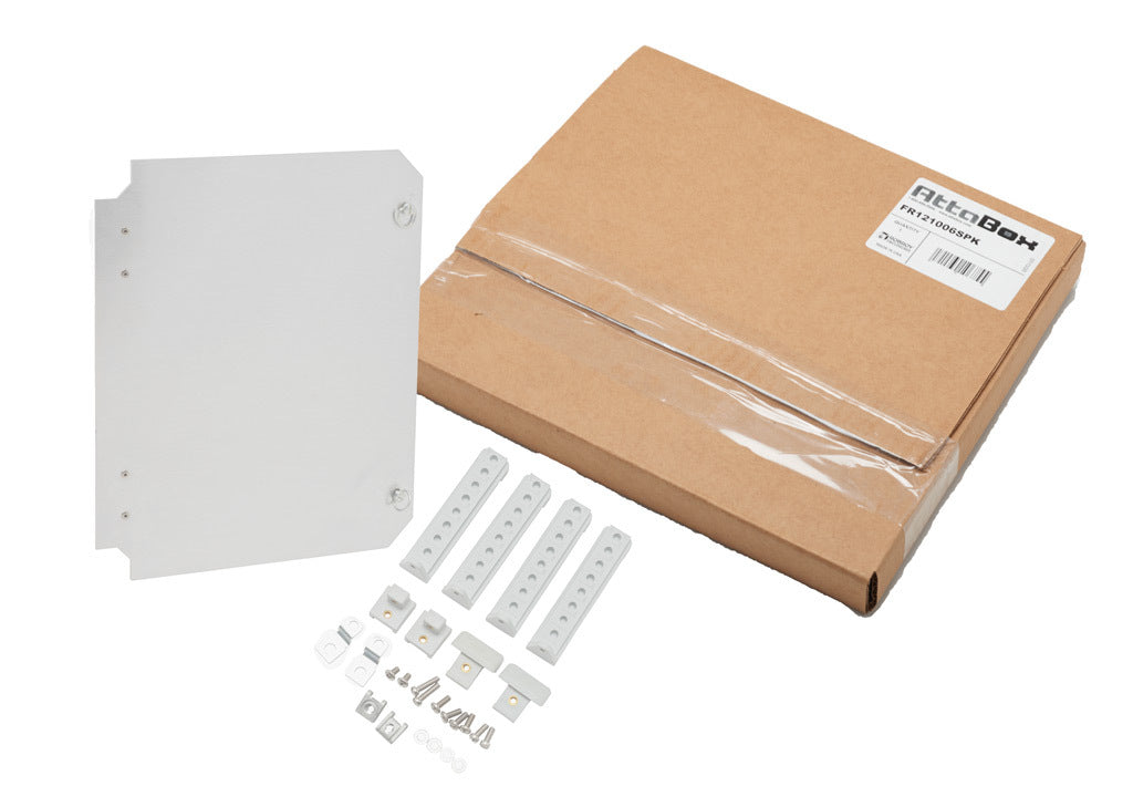 AttaBox swing panel kit, deadfront, 3003-H14 aluminum. For use with FR121006xxx, FRCC121006Hxx and FRW121006HPL Freedom series enclosures.-FR121006SPK