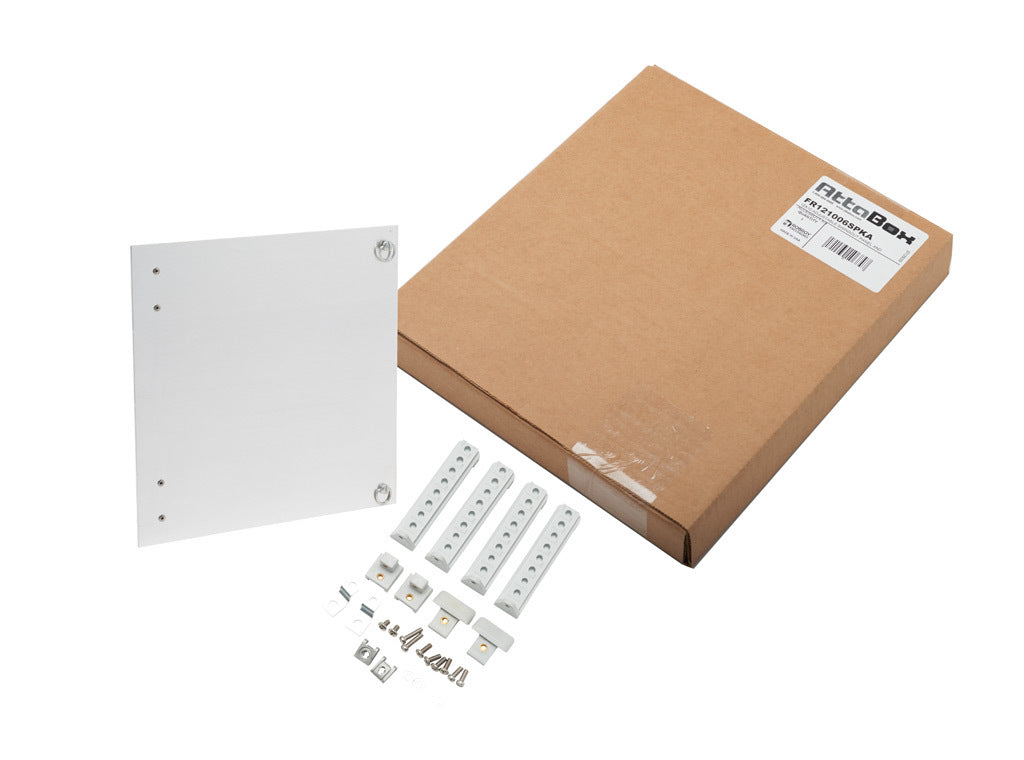 AttaBox swing panel kit, variable depth, 3003-H14 aluminum. For use with FR121006xxx, FRCC121006Hxx and FRW121006HPL Freedom series enclosures.-FR121006SPKA
