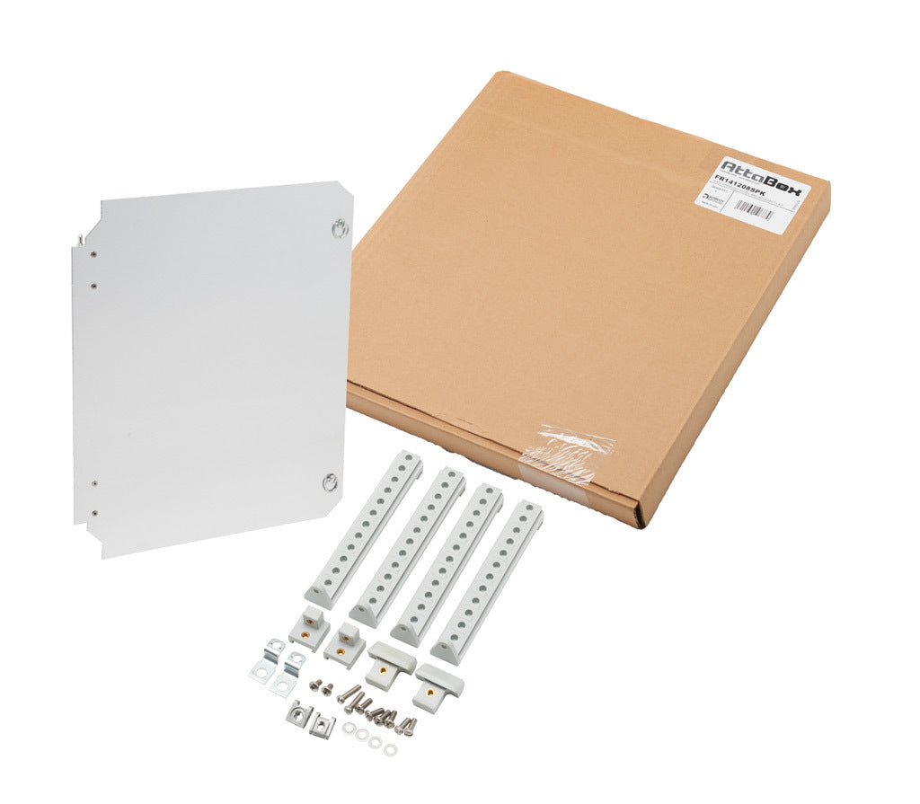 AttaBox swing panel kit, deadfront, 3003-H14 aluminum. For use with FR141208xxx, FRCC141208Hxx and FRW141208HPL Freedom series enclosures.-FR141208SPK