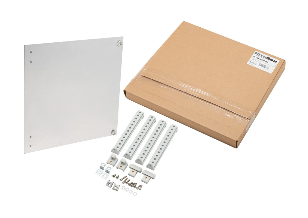 AttaBox swing panel kit, variable depth, 3003-H14 aluminum. For use with FR161408xxx, FRCC161408Hxx and FRW161408HxL Freedom series enclosures.-FR161408SPKA