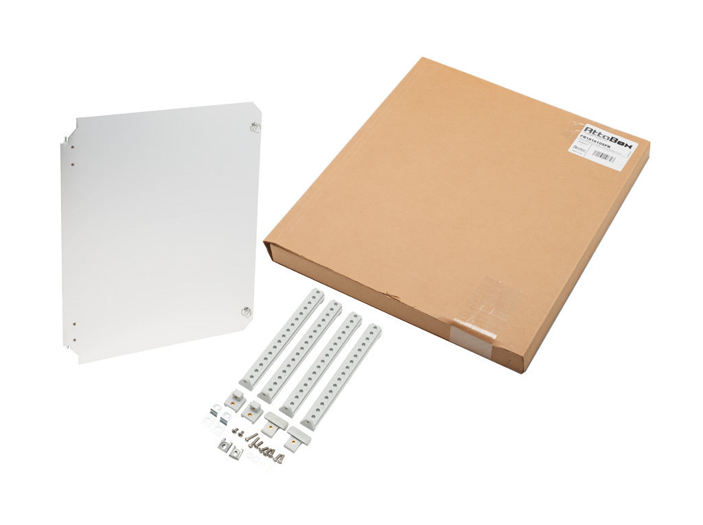 AttaBox swing panel kit, deadfront, 3003-H14 aluminum. For use with FR181610xxx and FRW181610HxL Freedom series enclosures.-FR181610SPK