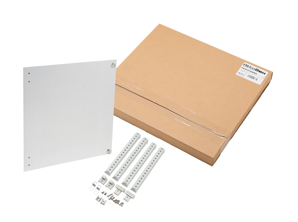 AttaBox swing panel kit, variable depth, 3003-H14 aluminum. For use with FR181610xxx and FRW181610HxL Freedom series enclosures.-FR181610SPKA