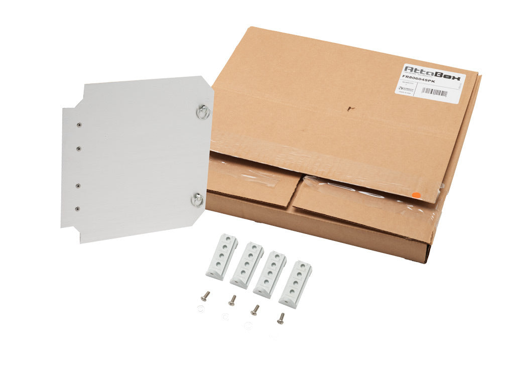 AttaBox swing panel kit, deadfront, 3003-H14 aluminum. For use with FR80604xxx, FRCC80604HxL and FRW80604HPL Freedom series enclosures.-FR80604SPK