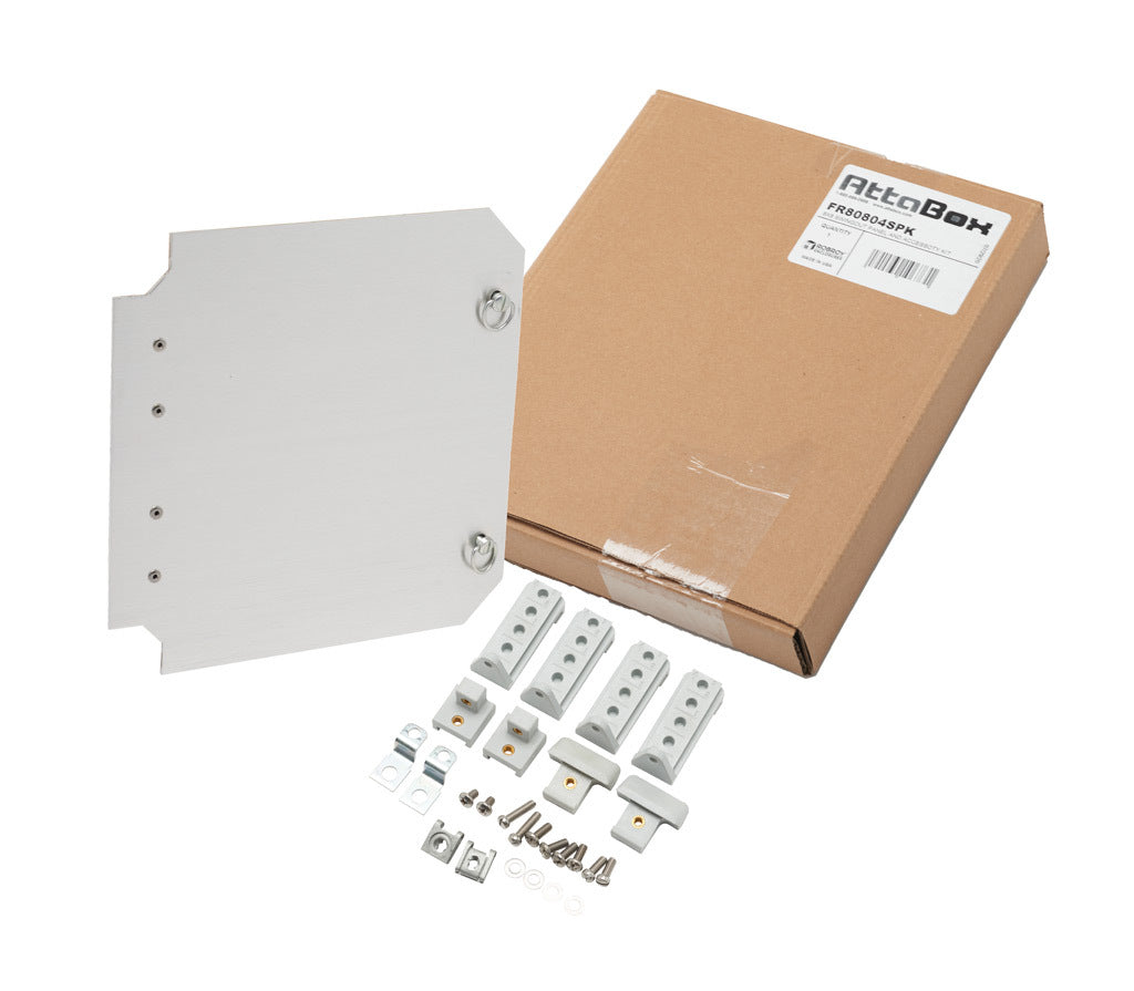 AttaBox swing panel kit, deadfront, 3003-H14 aluminum. For use with FR80804xxx, FRCC80804Hxx and FRW80804HPL Freedom series enclosures.-FR80804SPK