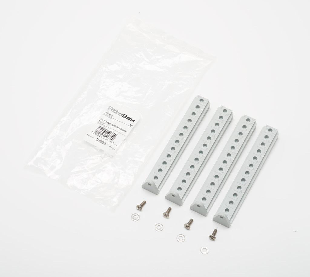AttaBox Freedom series corner post, package of 4. For use with 14 x 12 x 8in and 16 x 14 x 8in Freedom series enclosures. Mounting screws included.-FR8POST