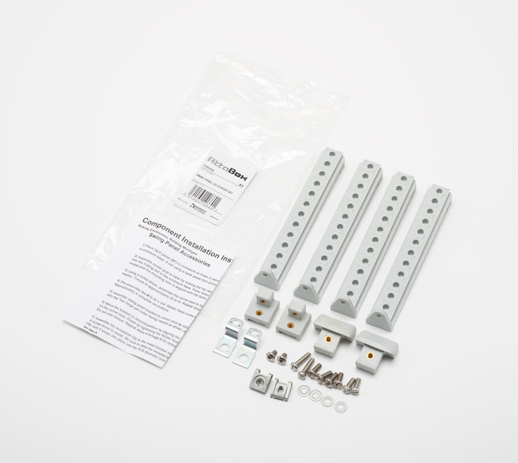 AttaBox Freedom series swing panel accessory kit, includes FR8POST and FRSPBKT.-FR8SPKA