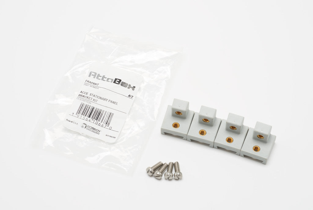 AttaBox Freedom series variable depth subpanel bracket, package of 4. For use with Freedom series enclosures. Mounting screws included.-FRAPBKT
