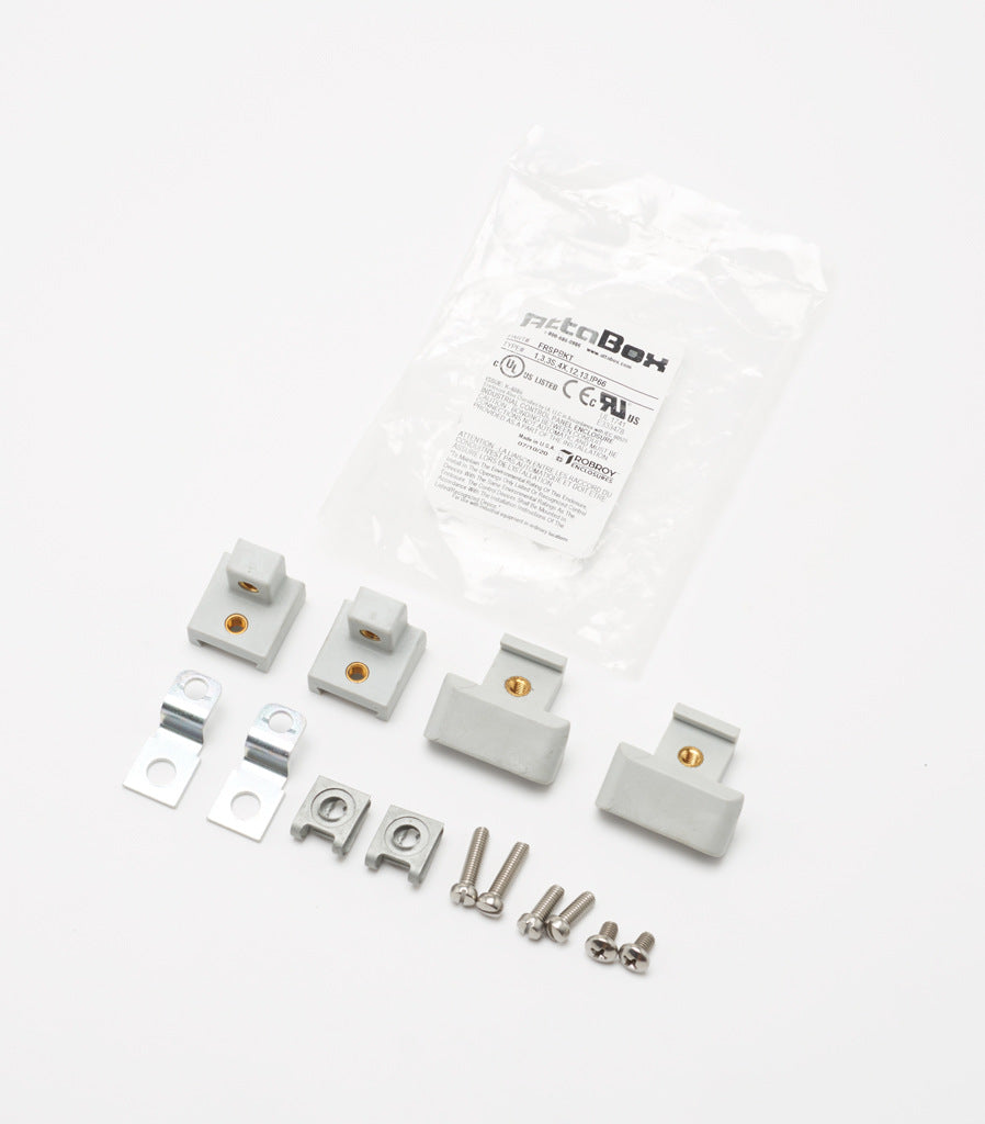 AttaBox Freedom series swing panel bracket, package of 4. For use with Freedom series enclosures. Mounting screws included.-FRSPBKT