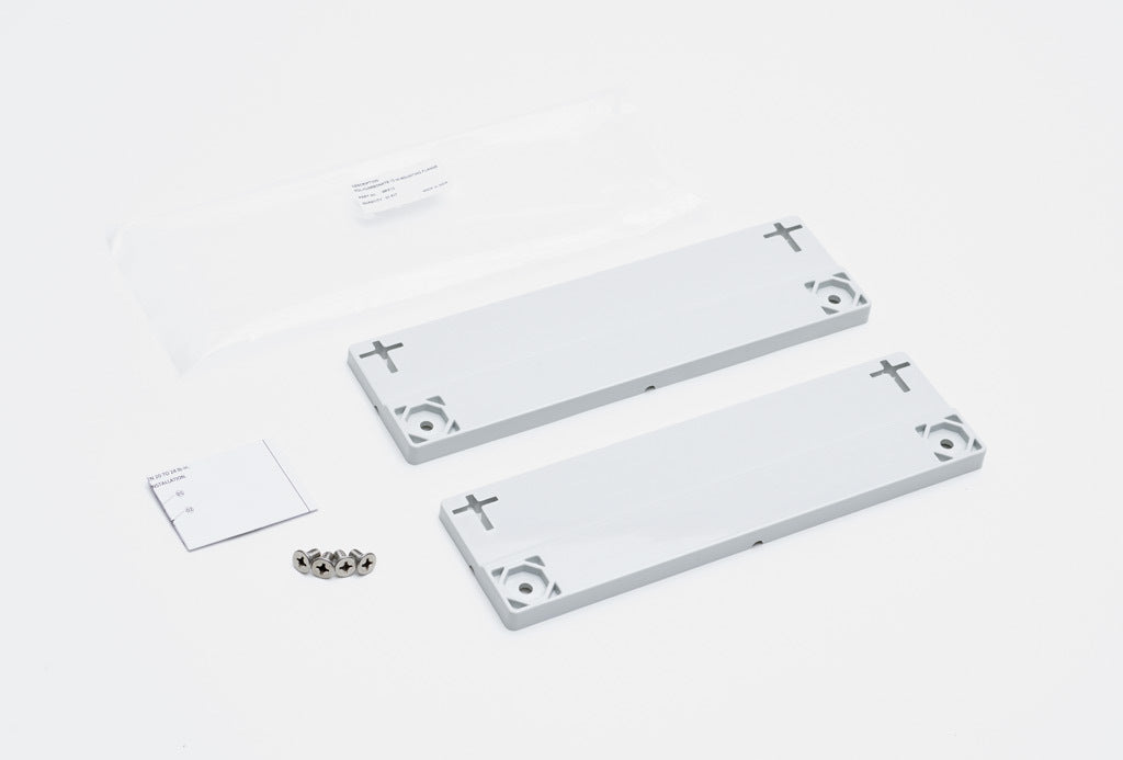 AttaBox mounting flanges, replacement, polycarbonate. For use with 12in wide Heartland series enclosures. Includes (2) mounting flanges and mounting hardware.-MFK12