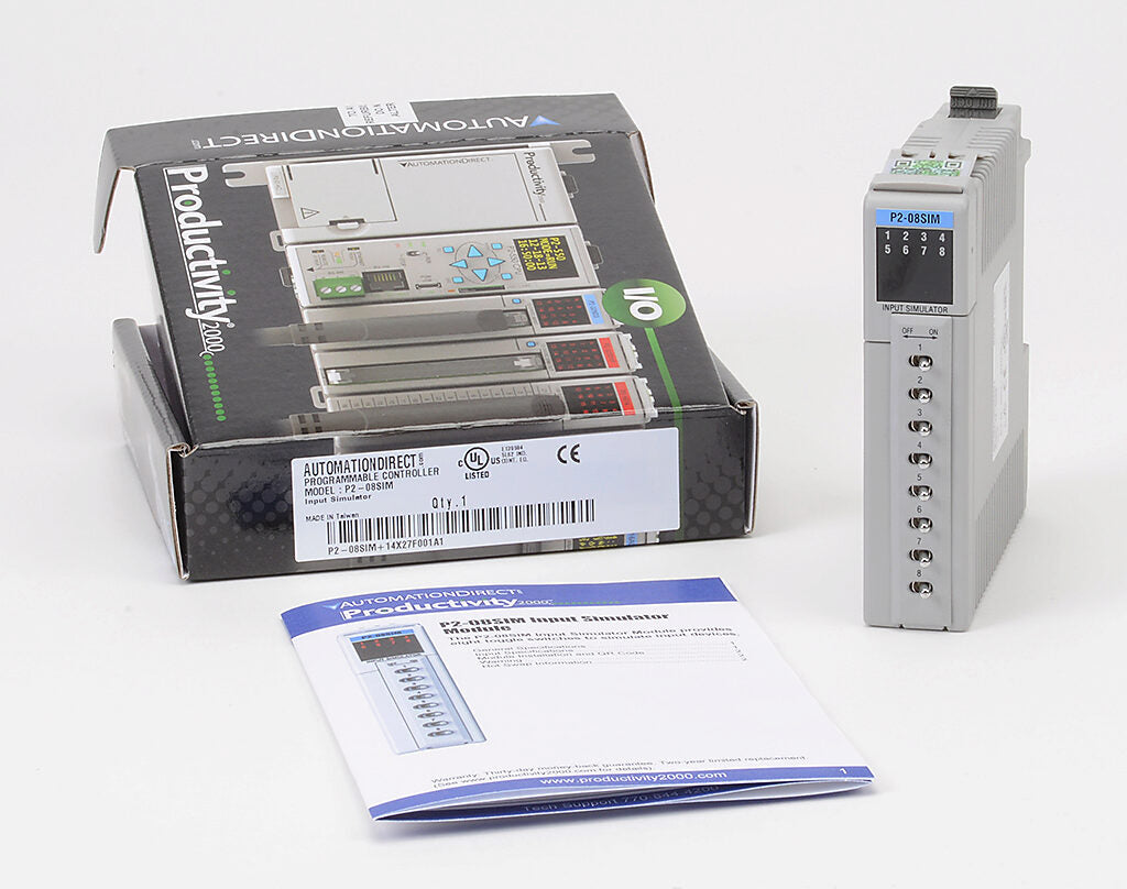 Productivity2000 simulator input module, 8-point.-P2-08SIM